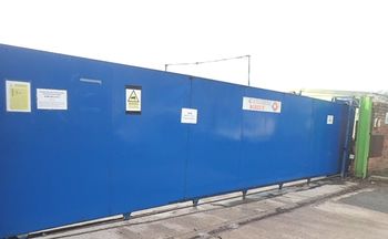 Secure gated entrance to the Store For You storage site